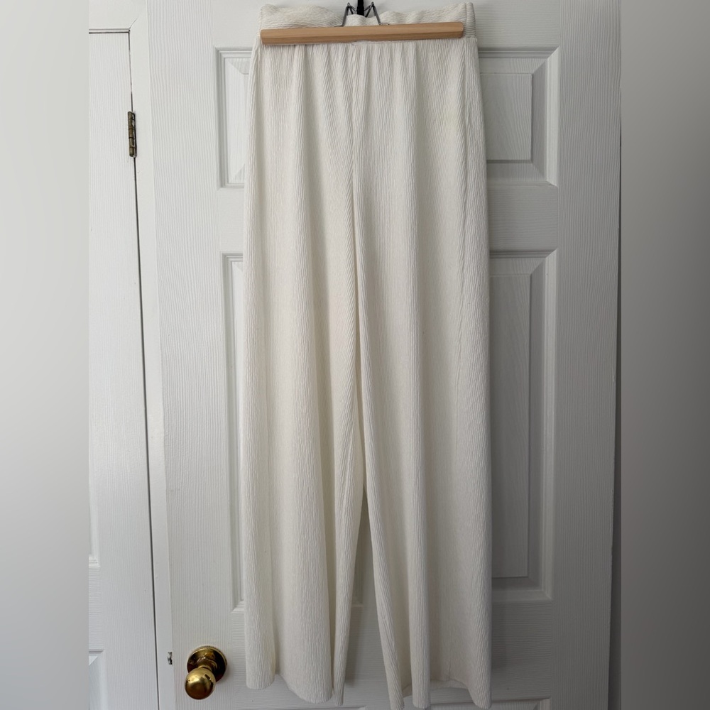 Zara Ribbed Flowy Pants